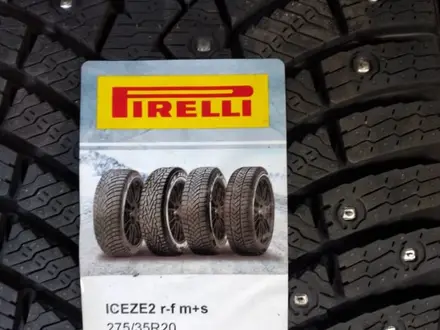 Зимние шипованные шины Pirelli Ice Zero 2 245/40 R20 275/35 R20 102T RF за 500 000 тг. в Алматы – фото 3