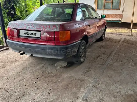 Audi 80 1991 года за 550 000 тг. в Шу – фото 3