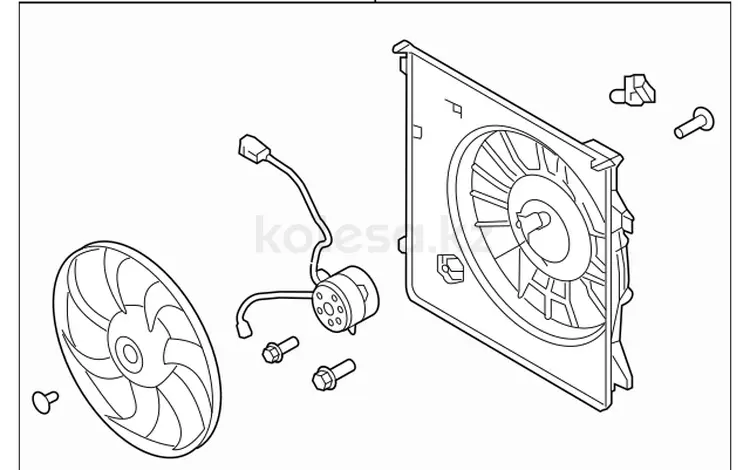 Вентилятор охлаждения KIA MOHAVEүшін45 000 тг. в Астана