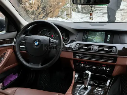 BMW 528 2013 года за 9 600 000 тг. в Алматы – фото 7