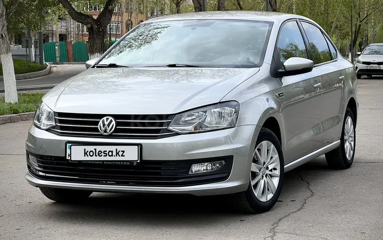 Volkswagen Polo 2019 года за 7 290 000 тг. в Астана