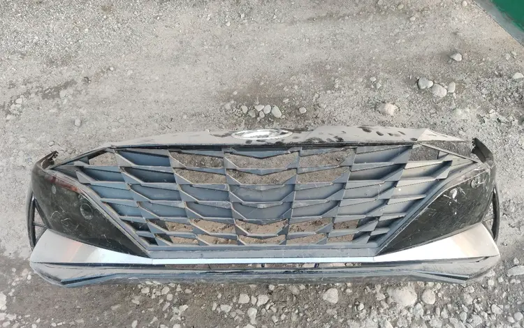 Передний бампер хундай hyundai elantra 2020 год за 1 000 тг. в Алматы