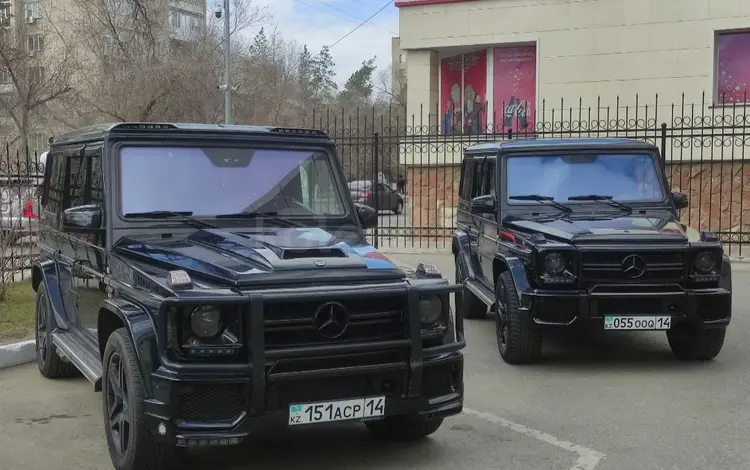 Кортеж Гелендвагены в Павлодар