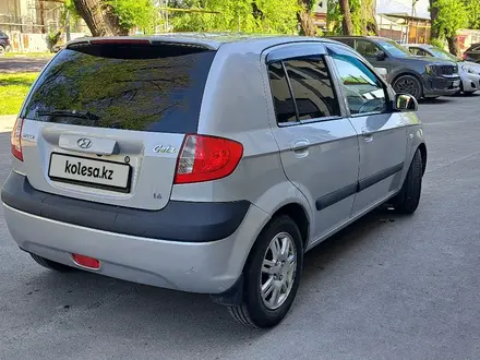 Hyundai Getz 2007 года за 3 700 000 тг. в Алматы – фото 4