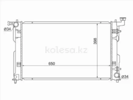 Радиатор двигателя за 25 900 тг. в Астана