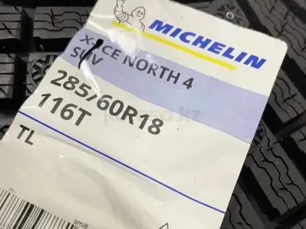 Зимние шипованные шины Michelin X-Ice North 4 SUV 285/60 R18 116T за 220 000 тг. в Усть-Каменогорск – фото 3