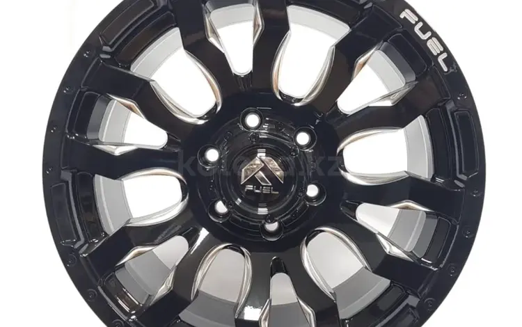 9x18/6x139.7 D106.1 ET20 FUEL 9x18/6x139.7 D106.1 ET20 4 диска черный, хром за 900 000 тг. в Алматы