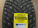 275/40r22 Sonix Winter Xpro Studs 69 за 89 000 тг. в Астана – фото 4