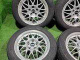 Диск BBS Nissan с шинами Bridgestone 215/55R16 5/114, 3 летнийүшін250 000 тг. в Алматы – фото 5