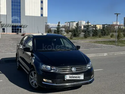 Volkswagen Polo 2015 года за 4 500 000 тг. в Талдыкорган – фото 2