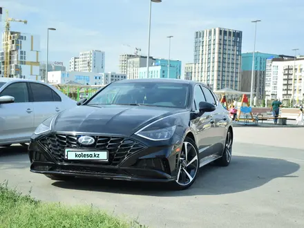 Hyundai Sonata 2022 года за 12 000 000 тг. в Атырау – фото 8