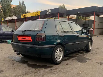 Volkswagen Golf 1994 года за 1 600 000 тг. в Тараз – фото 6