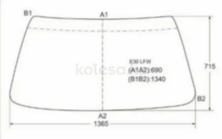 Стекло лобовое в резинку за 32 250 тг. в Алматы