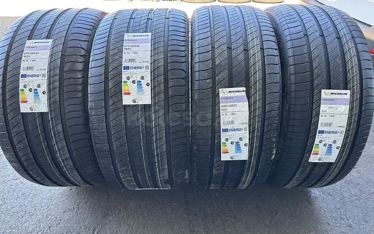 245/40/20 и 275/35/20 Michelin Prymaci 3 за 875 000 тг. в Алматы