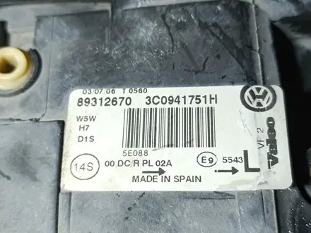 Фары 2шт XENON VW Passat B6 Volkswagen Фольксваген Пассат Б6 Ксенон за 80 000 тг. в Караганда – фото 10