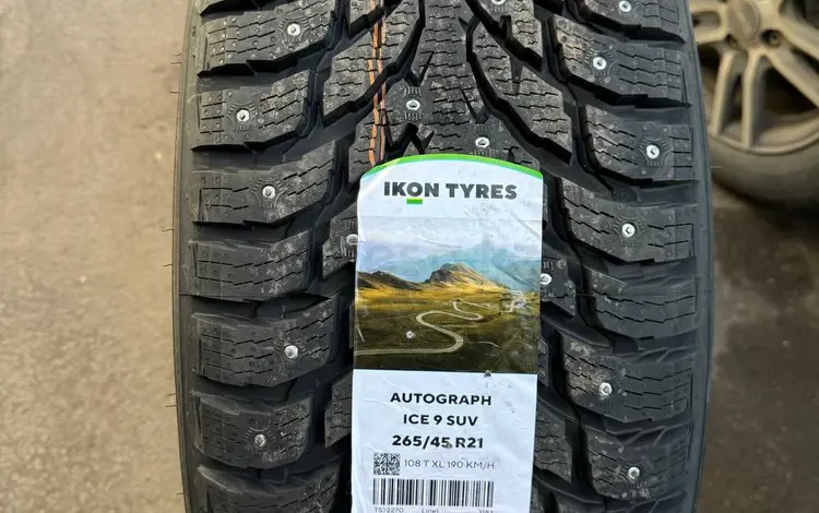 НОВЫЕ ШИНЫ IKON TYRES 265 45 21 ШИПЫ ГОД 2024for850 000 тг. в Астана