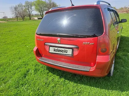 Peugeot 307 2003 года за 2 250 000 тг. в Алматы – фото 17
