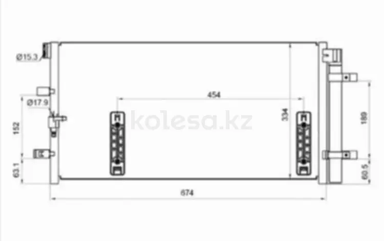 Радиатор кондиционера за 26 100 тг. в Караганда