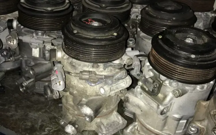 Компрессор кондиционера Тойота Камри 40, объём 3, 5 за 777 тг. в Алматы