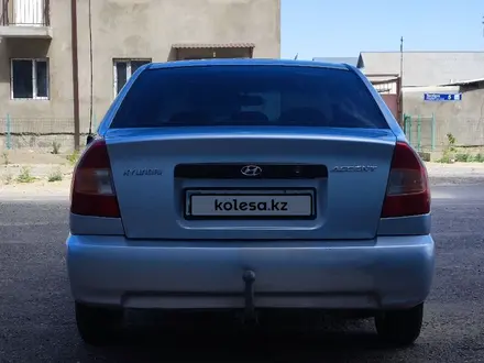 Hyundai Accent 2004 года за 1 900 000 тг. в Туркестан – фото 8