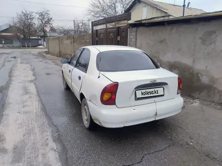 Chevrolet Lanos 2009 года за 1 100 000 тг. в Шымкент – фото 4