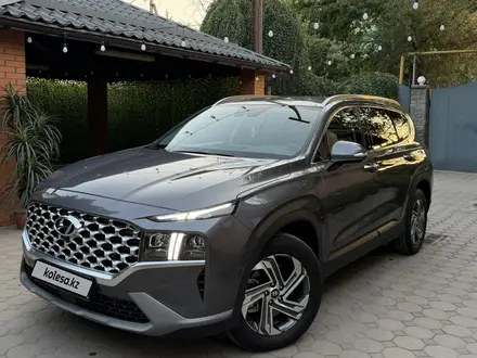 Hyundai Santa Fe 2021 года за 15 500 000 тг. в Алматы – фото 25