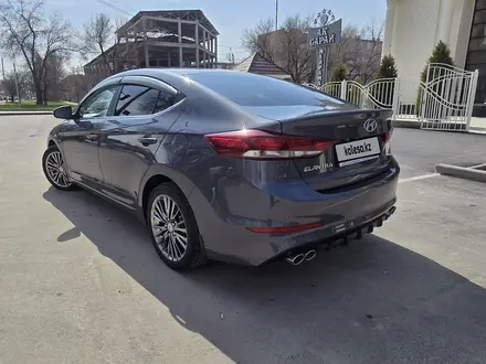 Hyundai Elantra 2018 года за 8 300 000 тг. в Тараз – фото 8