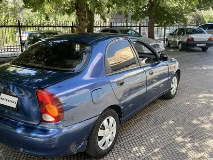 Chevrolet Lanos 2008 года за 900 000 тг. в Шымкент – фото 5