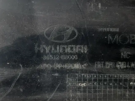 Hyundai Santa Fe 2013-2016 год накладка бампера Нижняя за 35 000 тг. в Алматы – фото 3