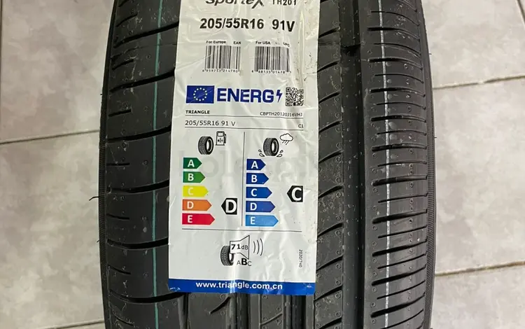 205/55/R16 Triangle TH201 за 20 500 тг. в Алматы