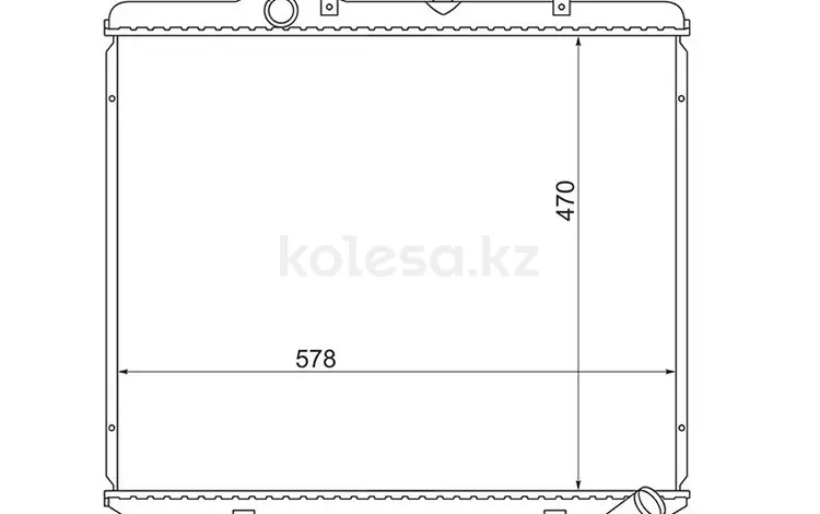 Радиатор охлаждения Mersedes MB 140/Istana/Мерседес МВ140/Истана 96 — за 54 000 тг. в Усть-Каменогорск