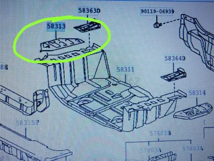 Задняя левая накладка на понель под запаску на Rav 4 за 40 000 тг. в Караганда – фото 4