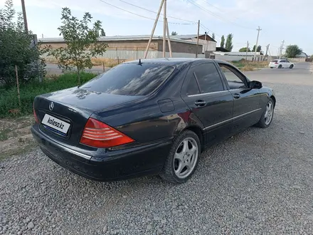 Mercedes-Benz S 320 2001 года за 4 300 000 тг. в Тараз – фото 3