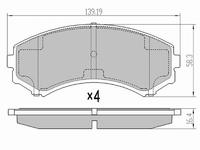 Колодки тормозные передниеүшін4 100 тг. в Павлодар