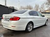 BMW 520 2012 года за 9 500 000 тг. в Алматы – фото 3
