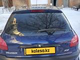 Peugeot 206 2002 года за 1 500 000 тг. в Абай (Абайский р-н) – фото 2