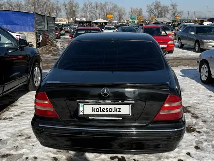 Mercedes-Benz S 320 2001 года за 4 000 000 тг. в Тараз – фото 4