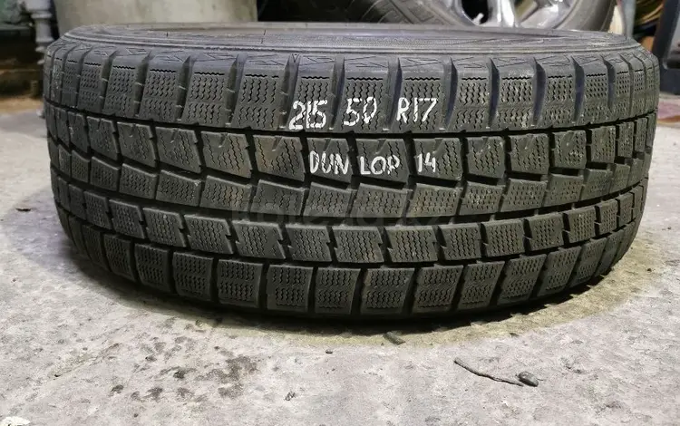 Резина 1-шт 215/50 r17 Dunlop из Японииүшін22 000 тг. в Алматы