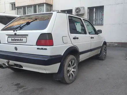 Volkswagen Golf 1989 года за 1 200 000 тг. в Астана – фото 2