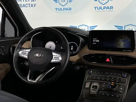 Hyundai Santa Fe 2021 года за 17 700 000 тг. в Талдыкорган – фото 7