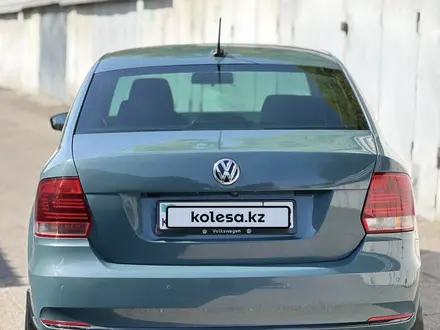 Volkswagen Polo 2019 года за 5 880 000 тг. в Алматы – фото 5