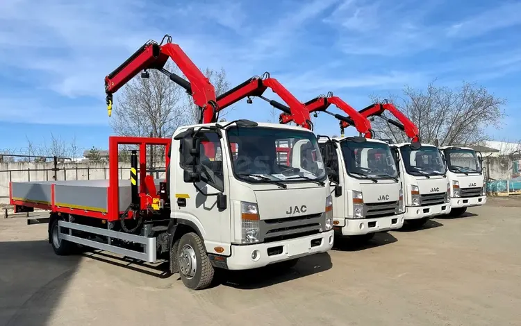 JAC  Автомобиль бортовой с КМУ 3 т. На N90 4x2 2025 годаүшін32 000 000 тг. в Атырау
