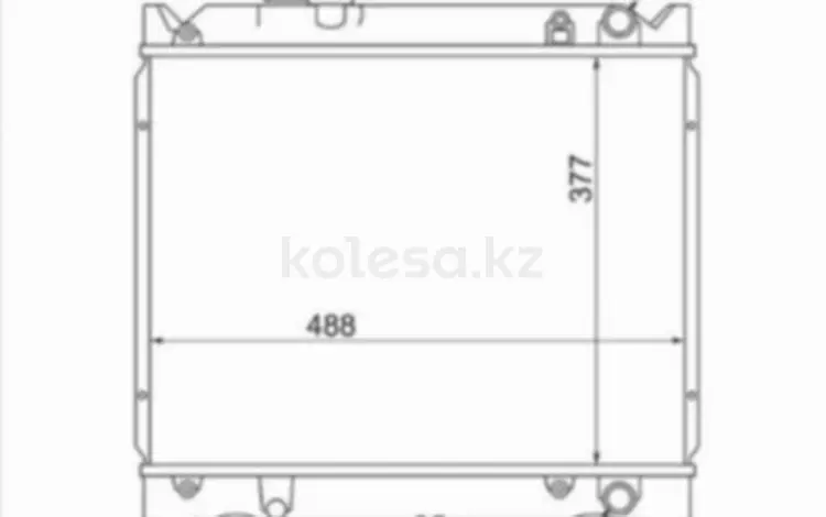 Радиатор охлаждения двигателя за 30 250 тг. в Караганда