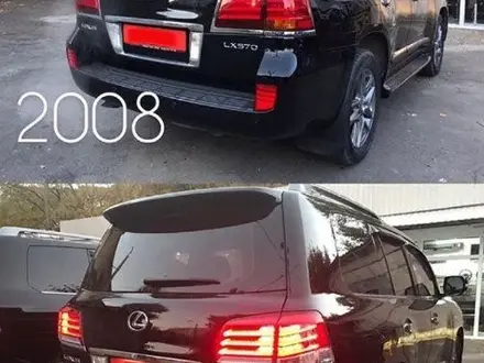 Комплект рестайлинга (переделка) на Lexus LX570 2007-2011 под 2012-2015 г. за 1 050 000 тг. в Алматы – фото 6