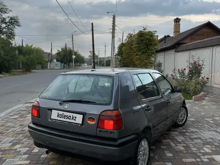 Volkswagen Golf 1993 года за 1 800 000 тг. в Тараз – фото 4