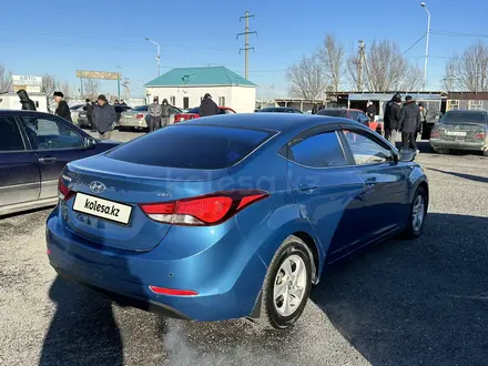 Hyundai Elantra 2014 года за 6 500 000 тг. в Кызылорда – фото 5