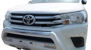 Накладка переднего бампера (губа) Hilux 2015-2018 за 73 000 тг. в Астана