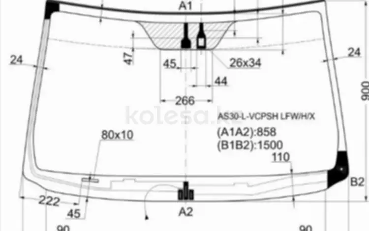 Стекло лобовоеfor25 800 тг. в Алматы