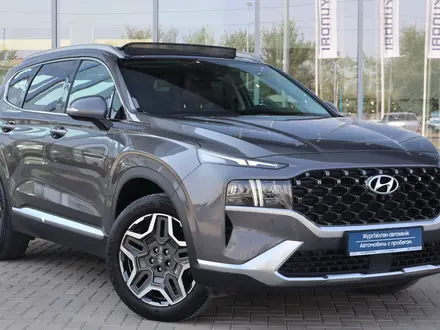 Hyundai Santa Fe Exclusive 2021 года за 15 116 279 тг. в Шымкент – фото 3