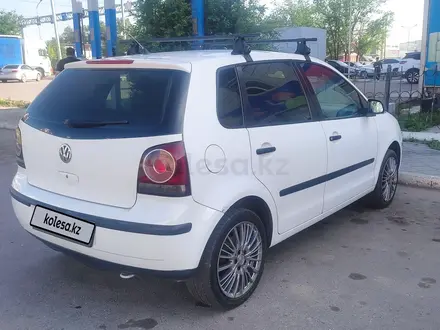 Volkswagen Polo 2007 года за 2 200 000 тг. в Тараз – фото 4